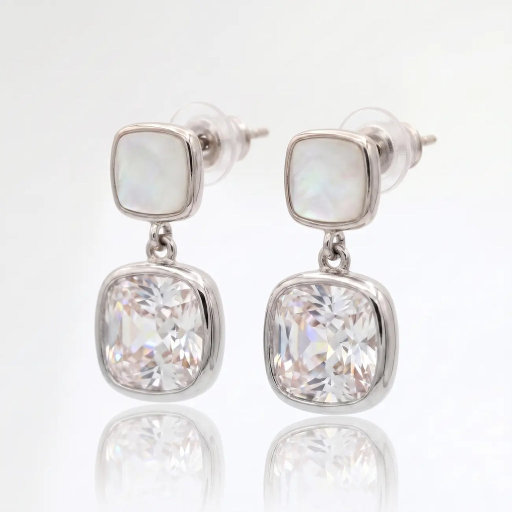 Aurielle Rose Glow Drop Earrings