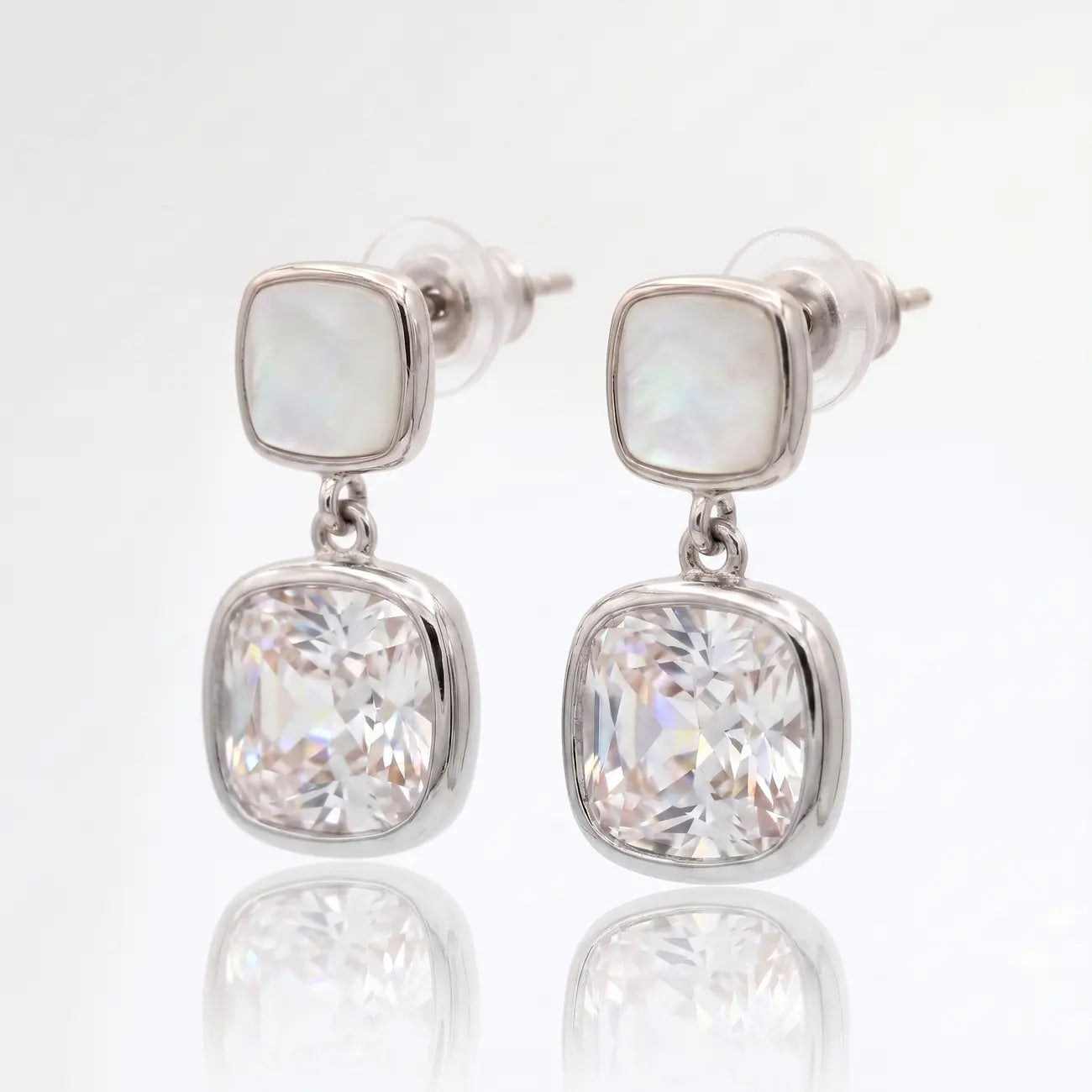 Aurielle Rose Glow Drop Earrings