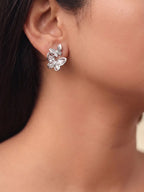 Butterfly Whisper Crystal Stud Earrings