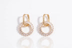 Celeste Sparkle Hoop Earrings