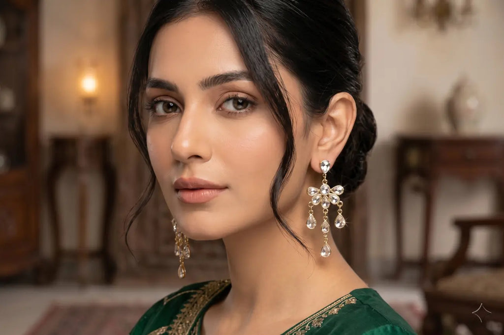 Celestia Crystal Chandelier Earrings
