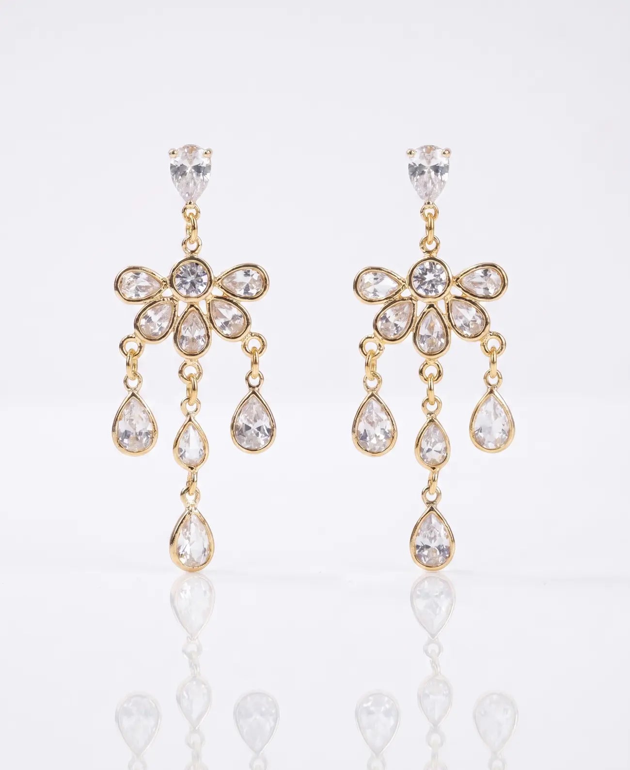 Celestia Crystal Chandelier Earrings