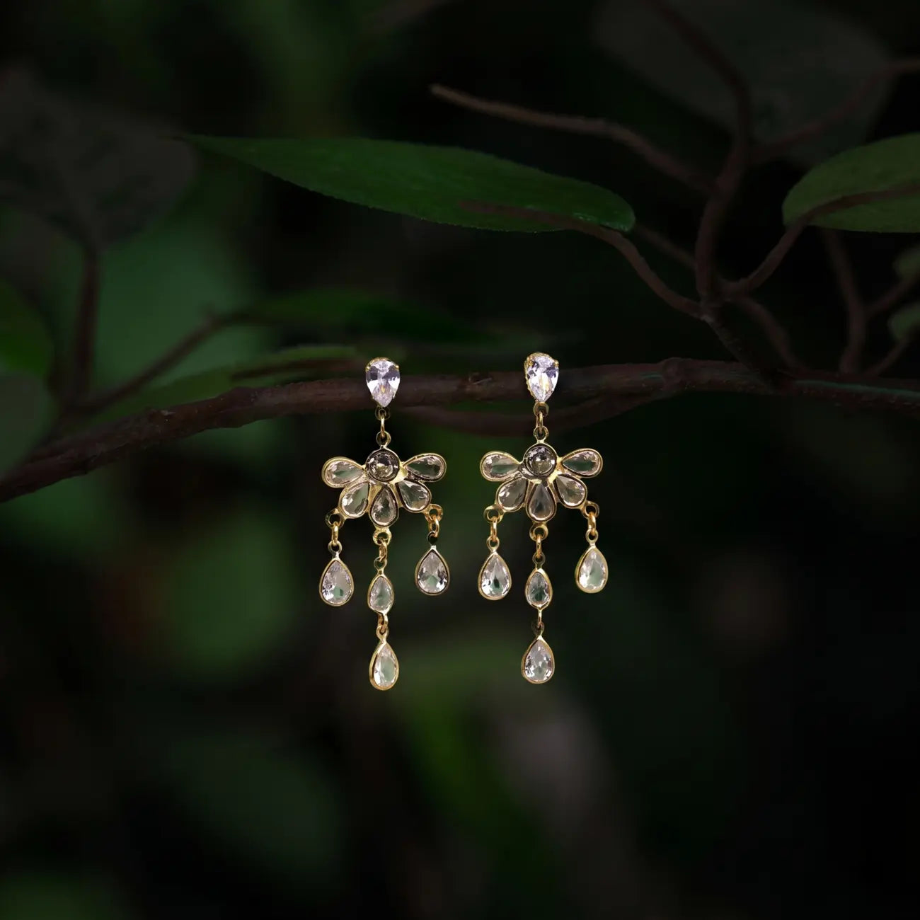 Celestia Crystal Chandelier Earrings