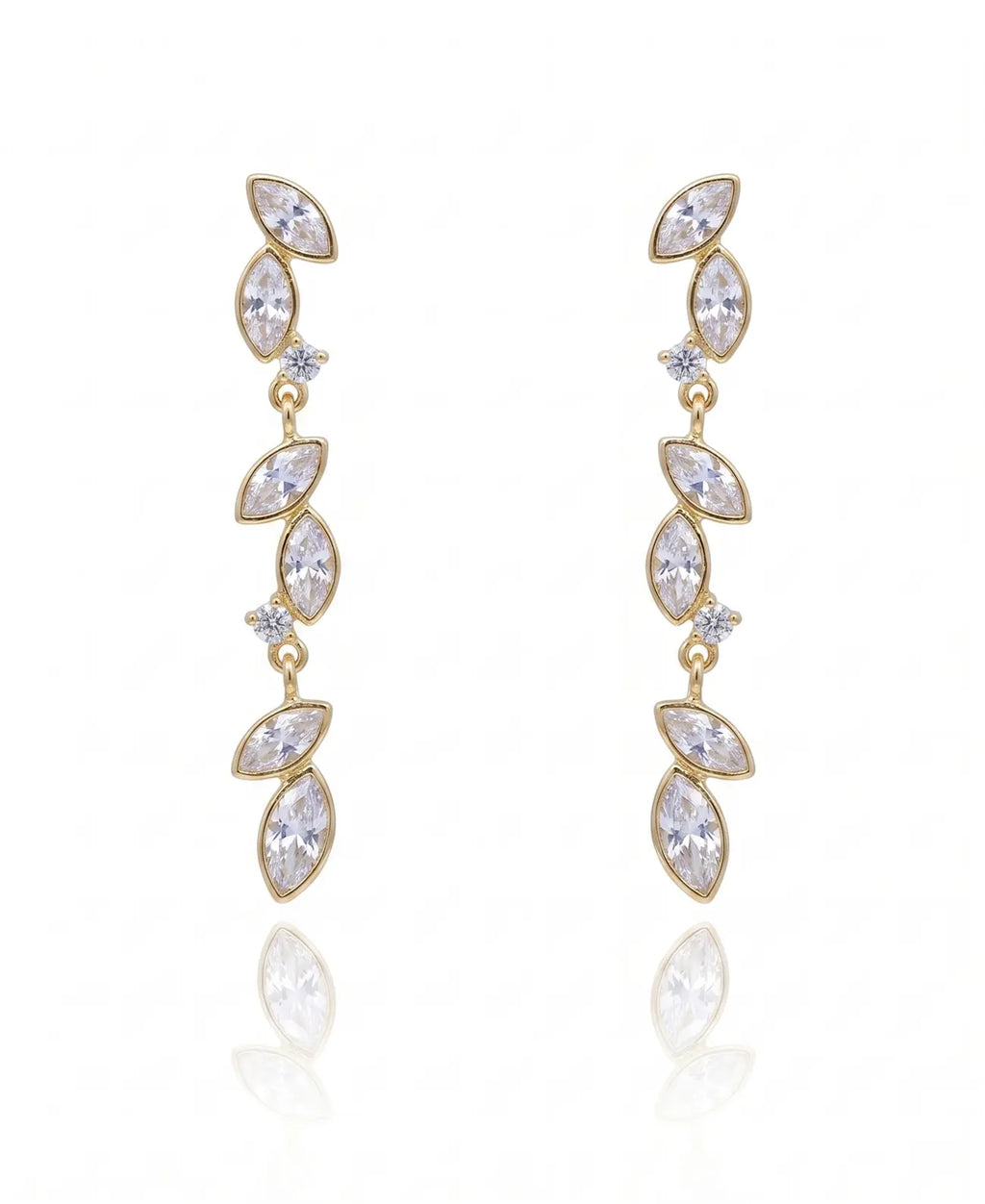 Celestia Crystal Dangle Earrings