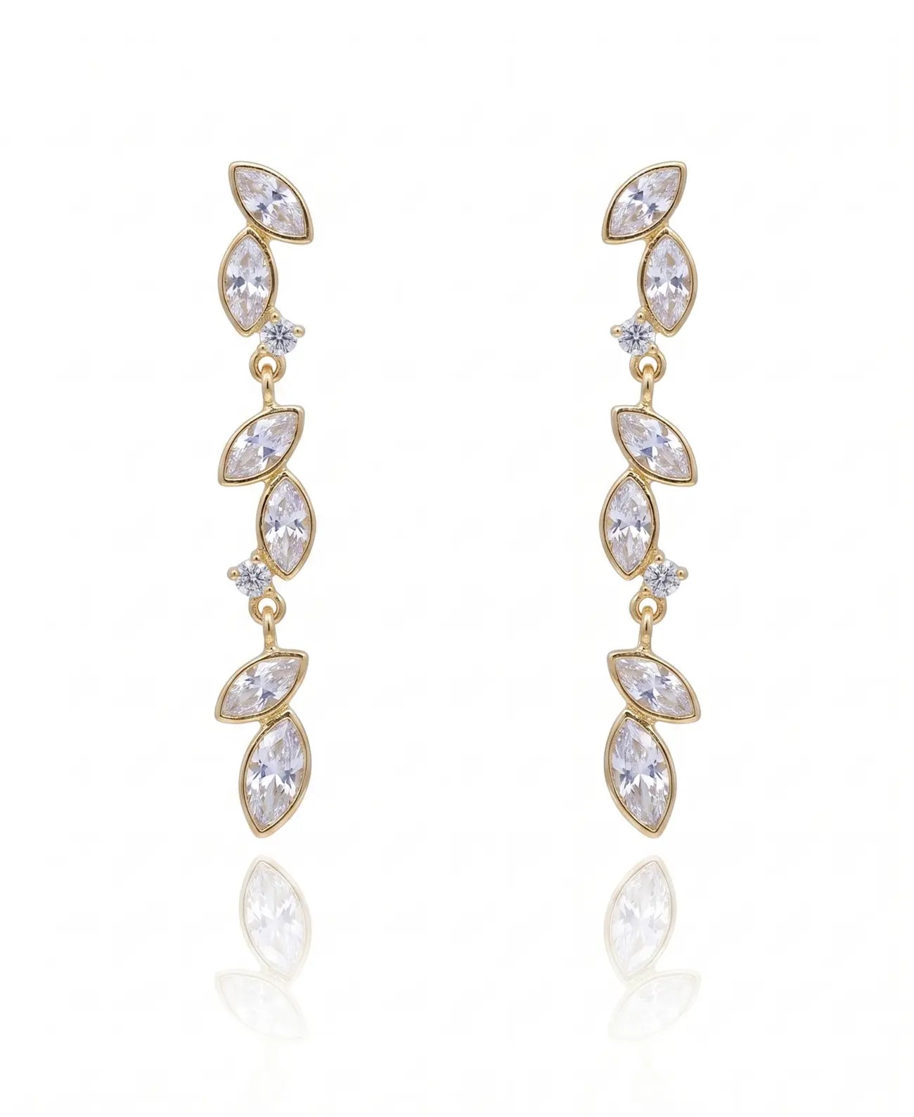 Celestia Crystal Dangle Earrings