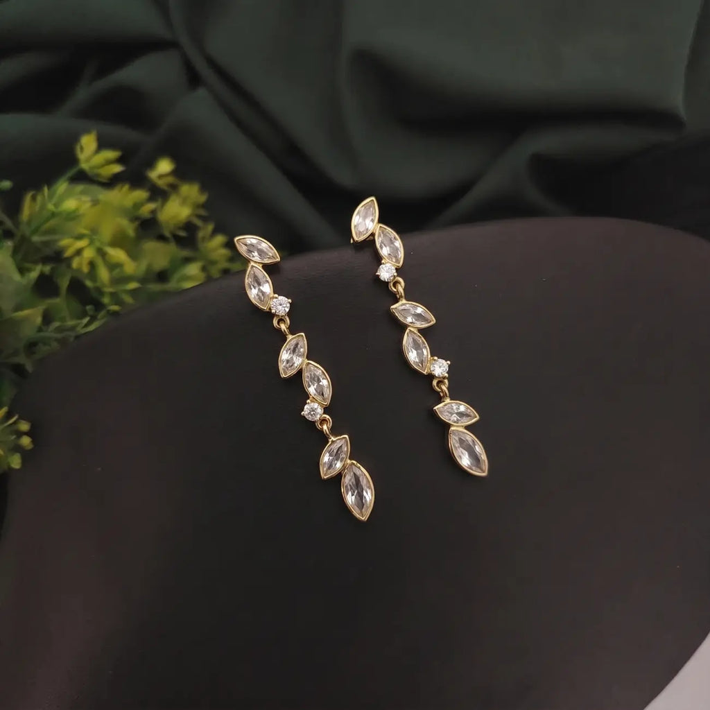 Celestia Crystal Dangle Earrings