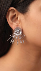 Starlit Bloom Statement Earrings