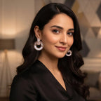 Celestia Halo Luxe Earrings