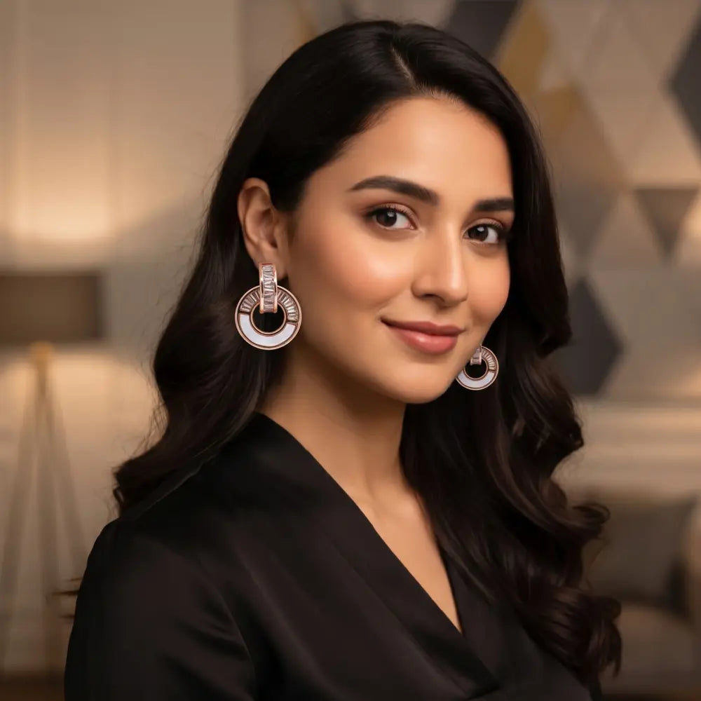 Celestia Halo Luxe Earrings