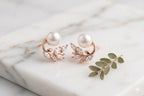 Pearl Vine Luxe Stud Earrings