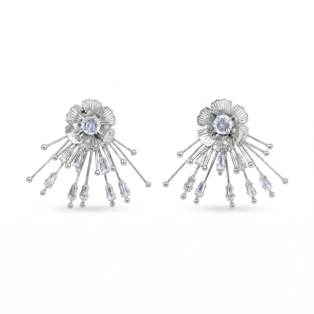 Starlit Bloom Statement Earrings