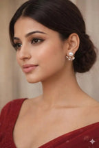 Pearl Vine Luxe Stud Earrings