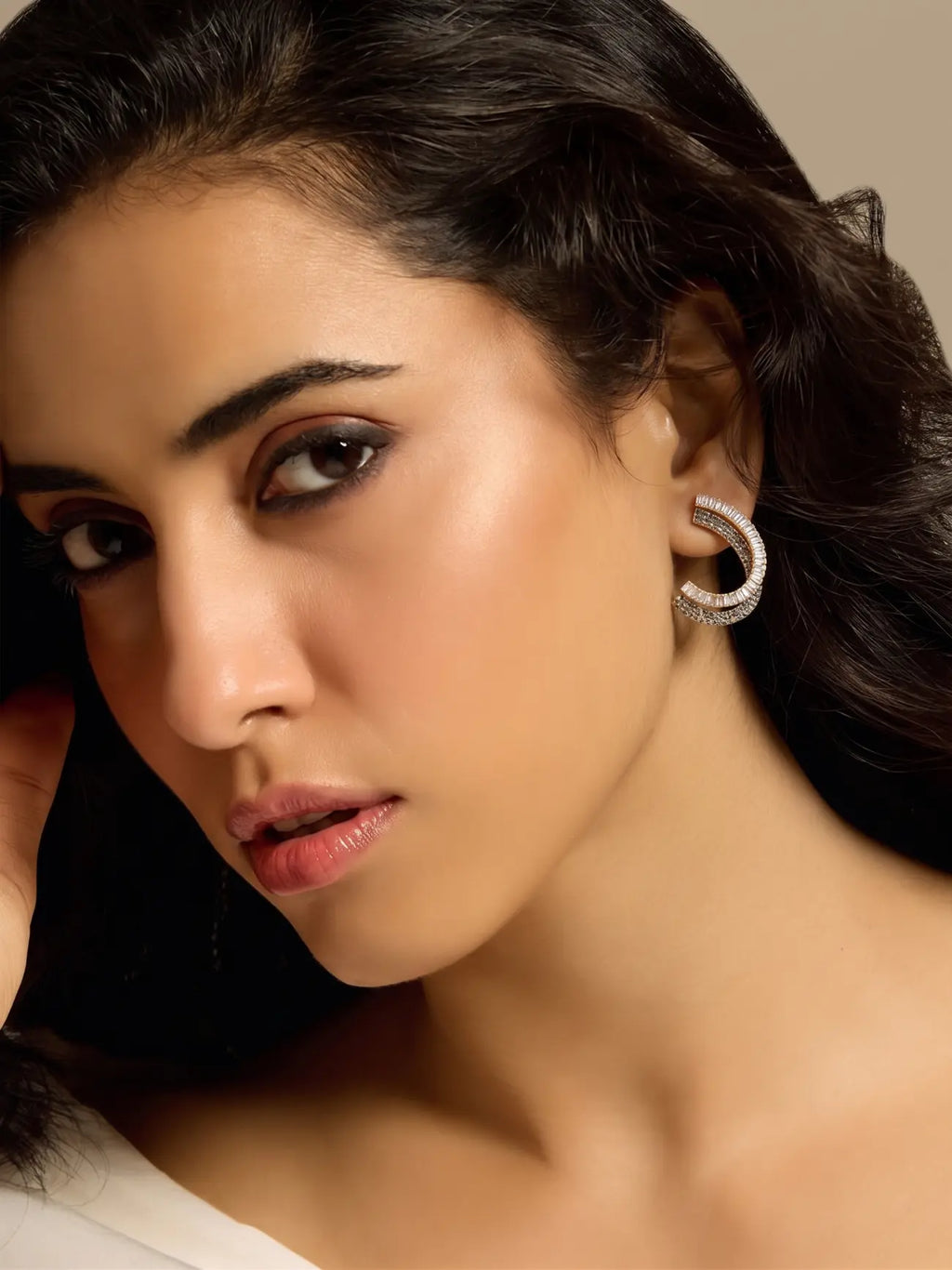 Aurora Luxe Open Hoop Earrings