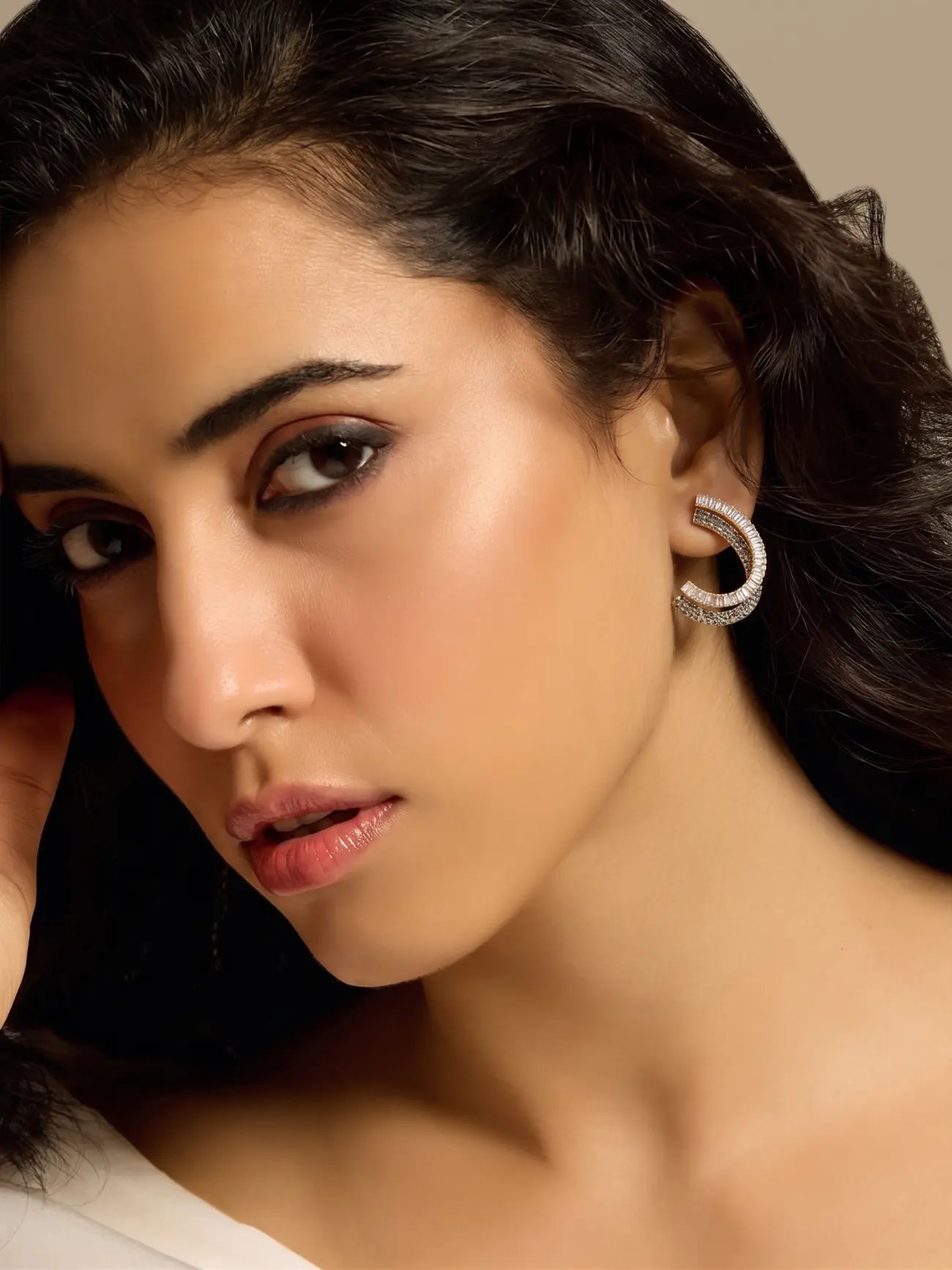 Aurora Luxe Open Hoop Earrings