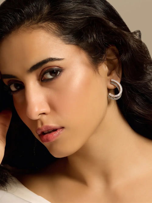 Aurora Luxe Open Hoop Earrings