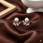 Pearl Vine Luxe Stud Earrings