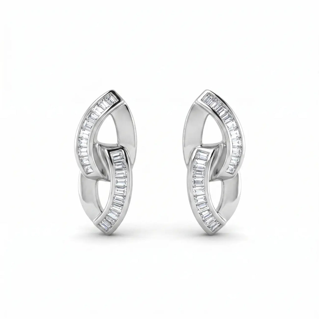 Infinity Gleam Crystal Earrings