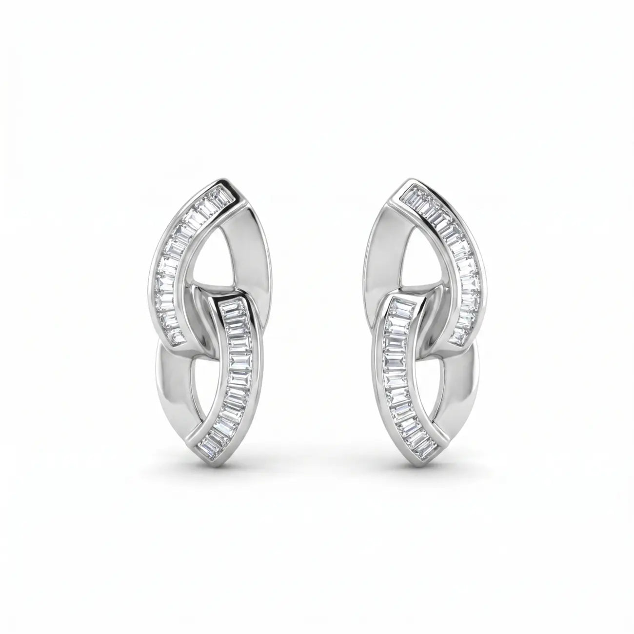 Infinity Gleam Crystal Earrings