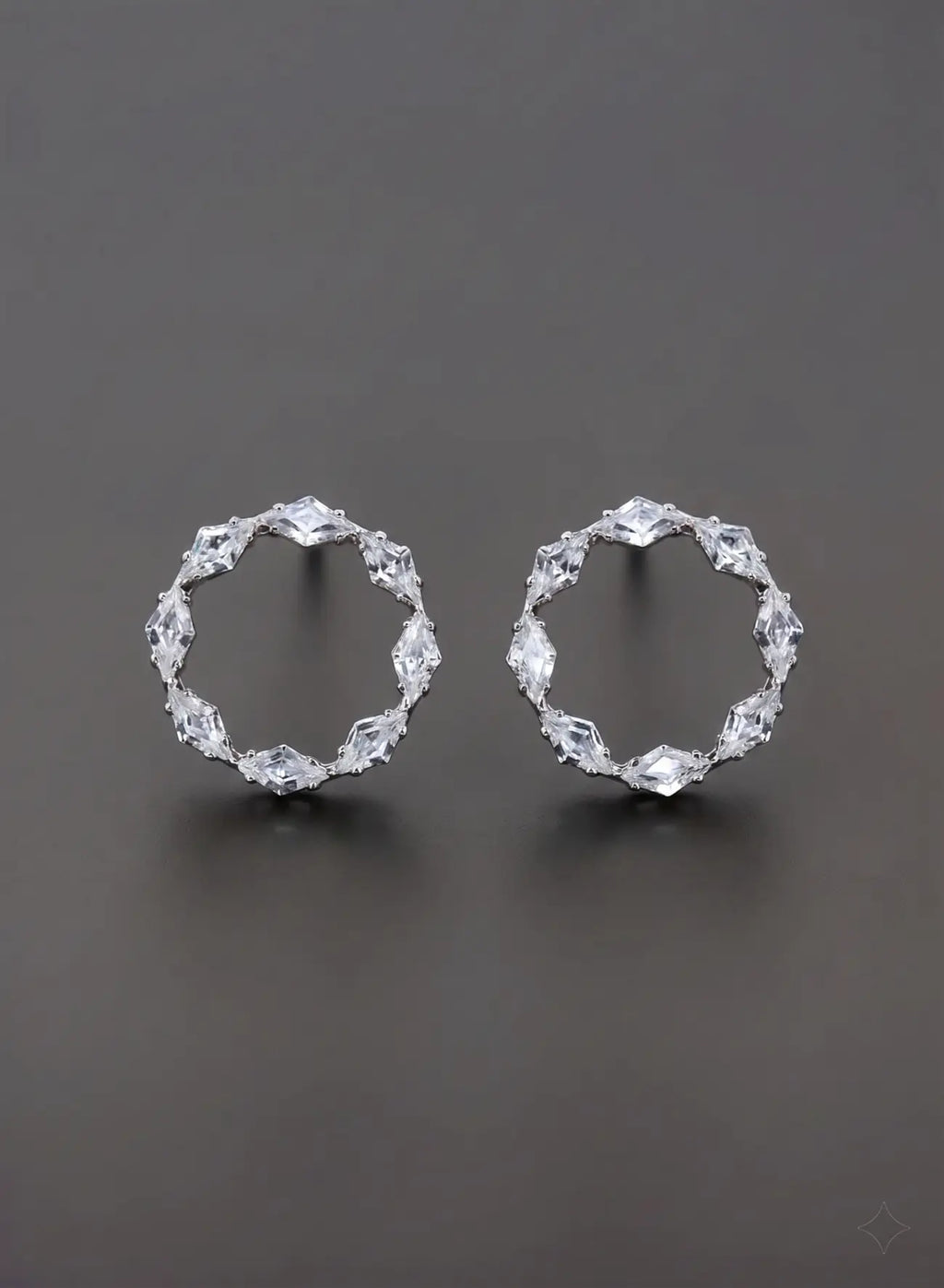 Celeste Crystal Halo Hoop Earrings