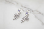 Moonleaf Crystal Drop Earrings
