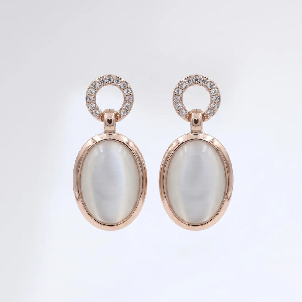 Moonlit Pearl Glow Drop Earrings