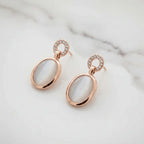 Moonlit Pearl Glow Drop Earrings