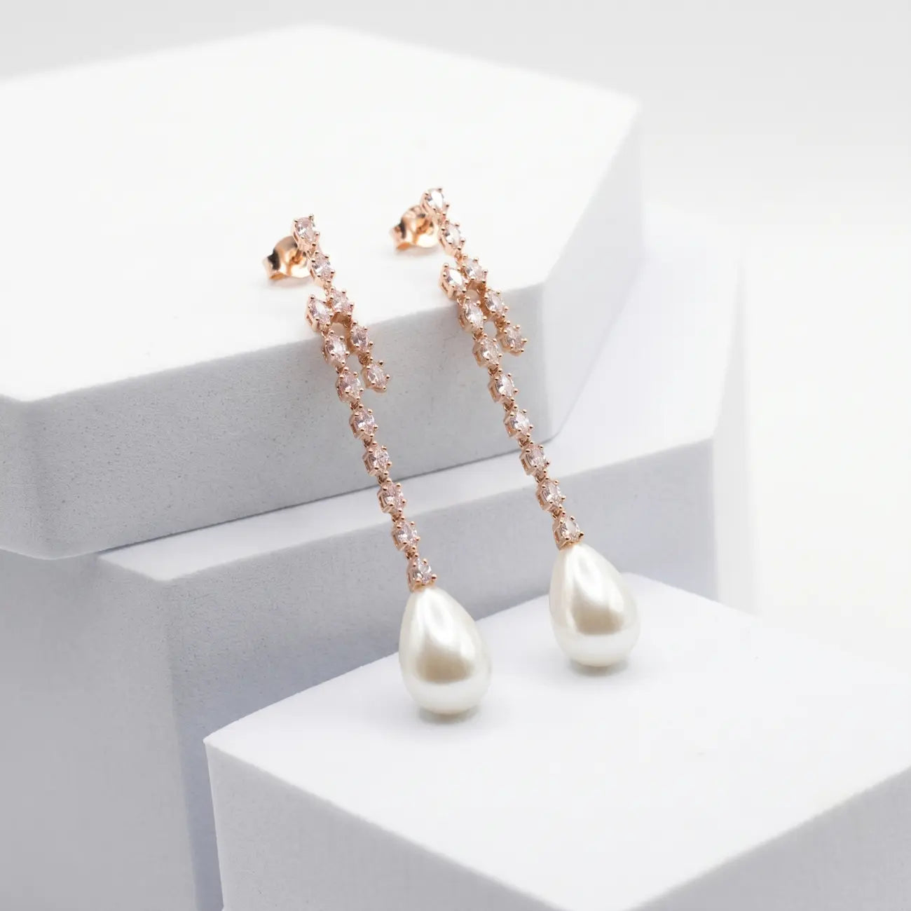 Pearl Cascade Luxe Earrings