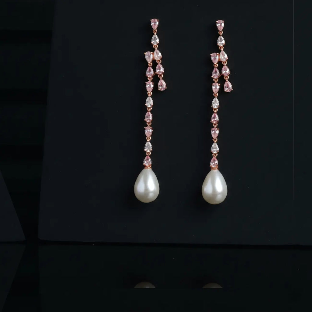 Pearl Cascade Luxe Earrings
