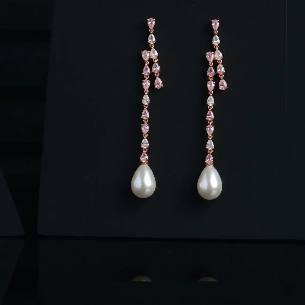 Pearl Cascade Luxe Earrings