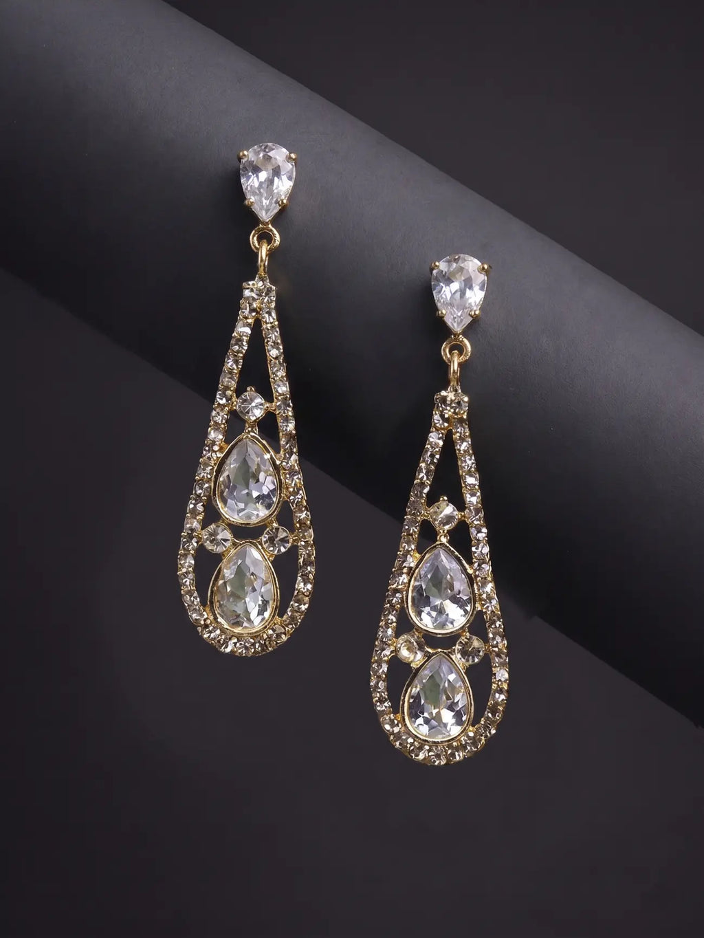 Royal Radiance Teardrop Earrings
