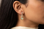Sage Luxe Crystal Dangle Earrings
