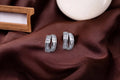 Silver Sparkle Luxe Hoop Earrings