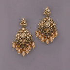 Sunehri Bloom Champagne Drop Earrings